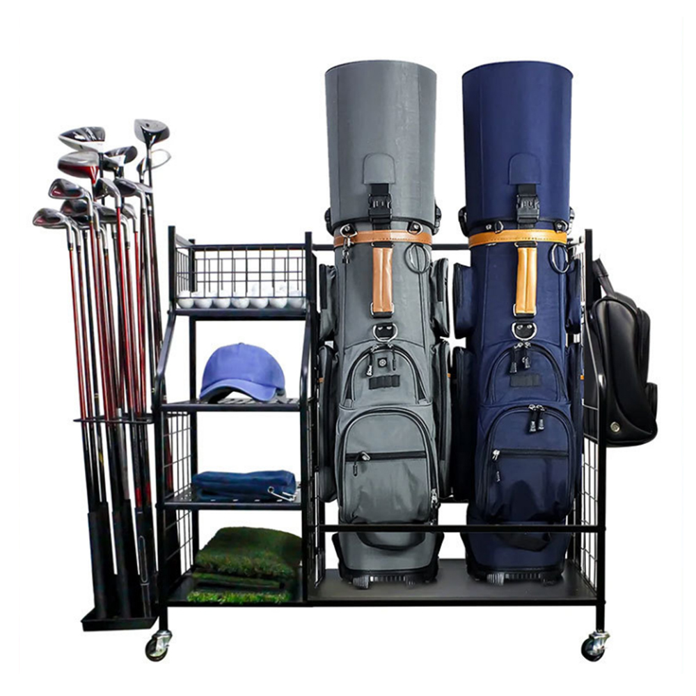 Golf Equipment Garage Storage - Stojak do przechowywania toreb golfowych Stojak