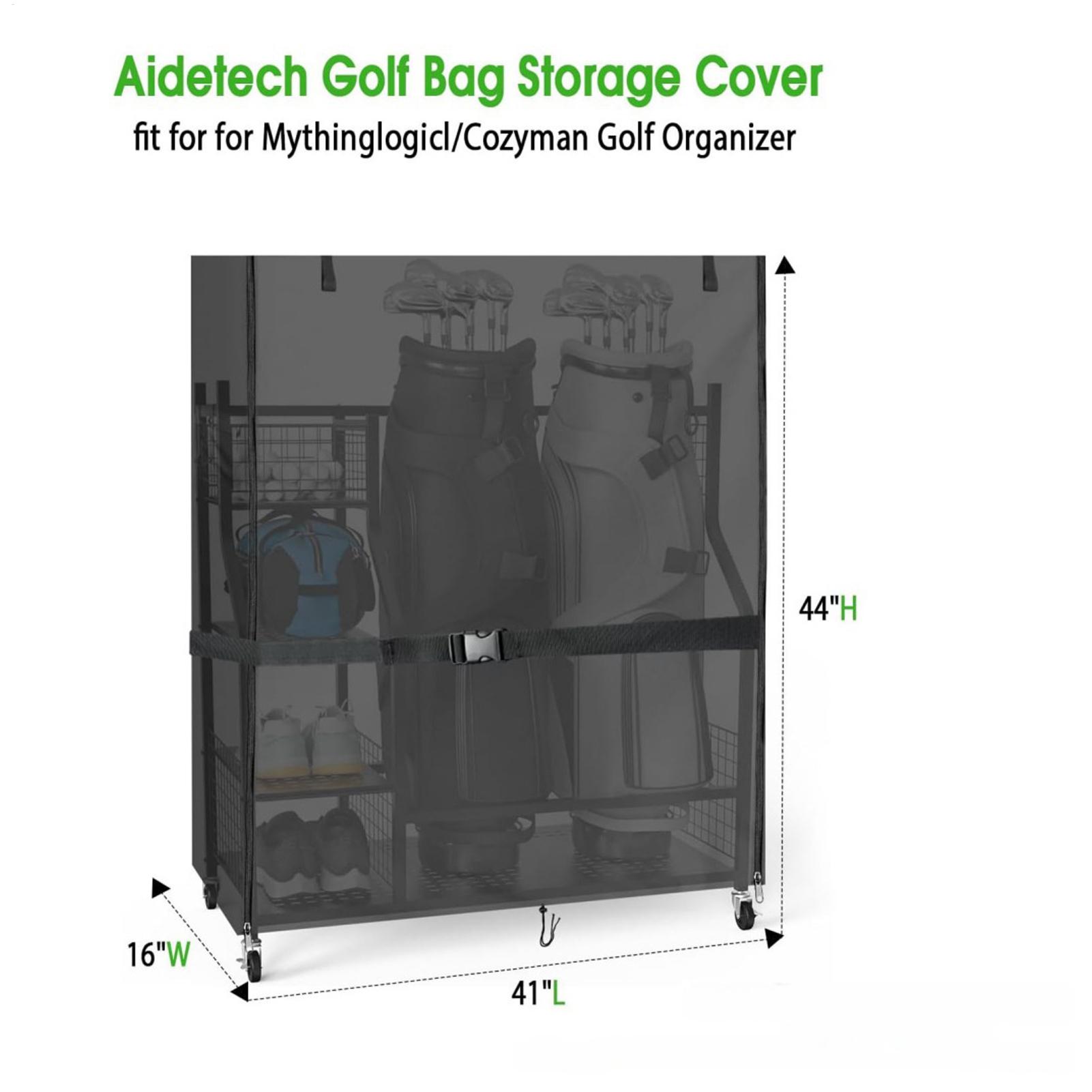 Golf Equipment Garage Organizer - Pokrowce na stojaki do toreb golfowych,