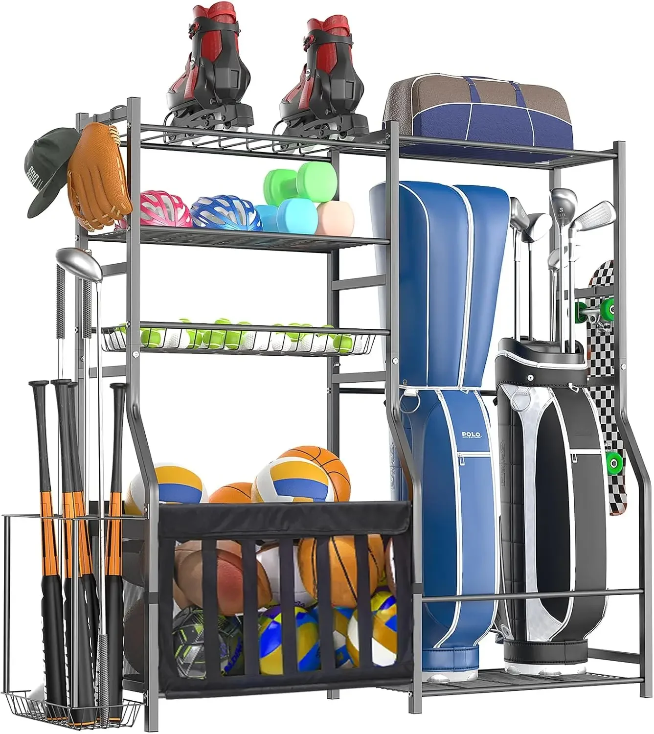 Golf Equipment Garage Storage - Wytrzymały organizer do garażu na sprzęt