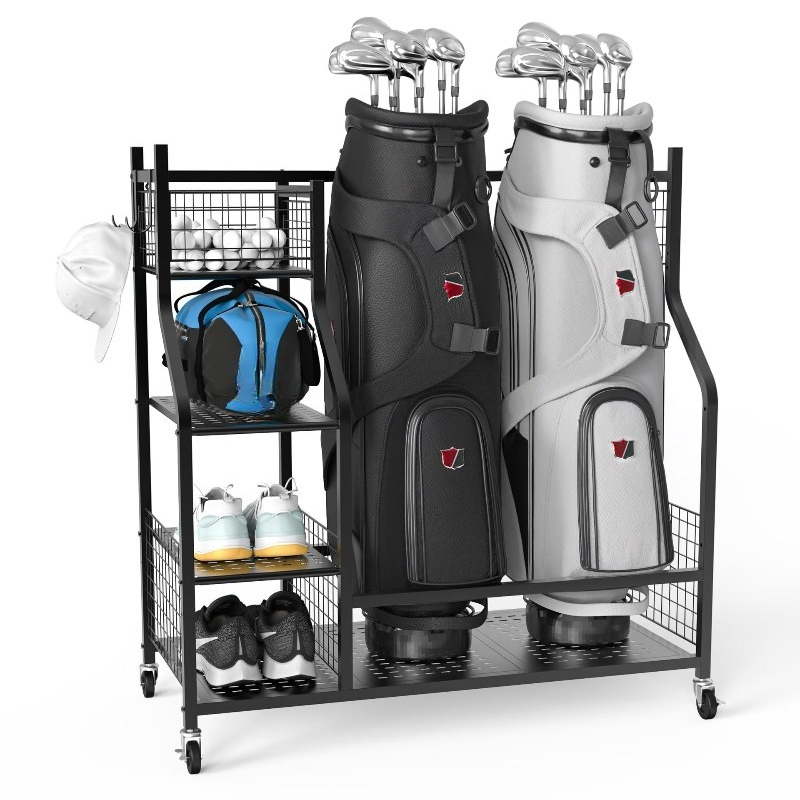 Stojak na torby golfowe, stoja – Golf Equipment Garage Storage recenzja i cena