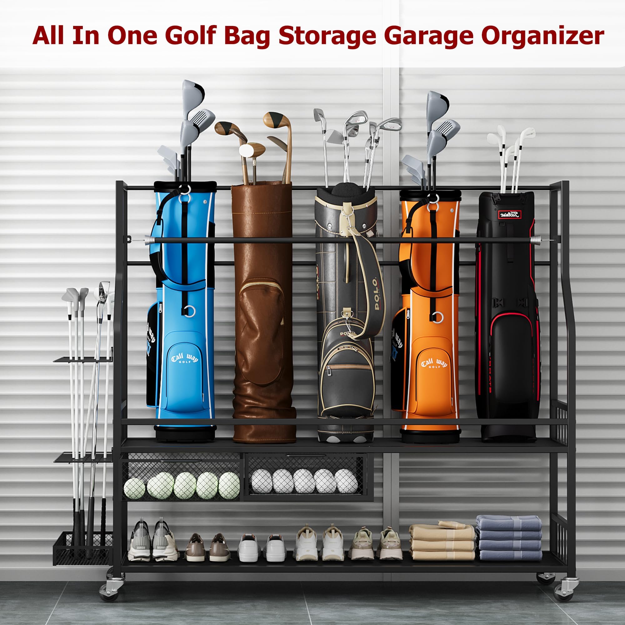Organizer do przechowywania to – Golf Equipment Garage Storage recenzja i cena