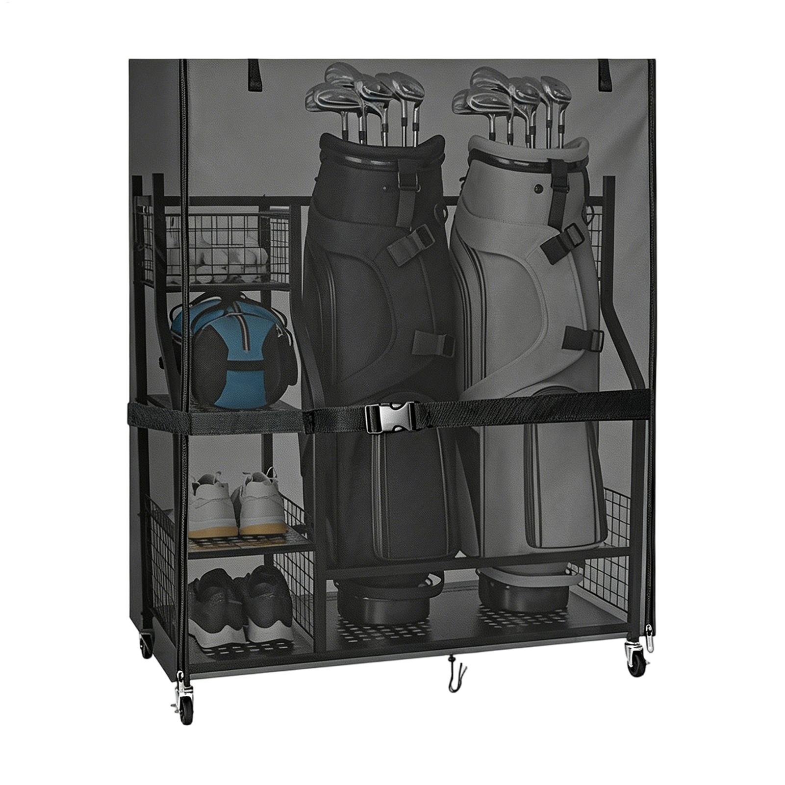 Pokrowiec na stojak na sprzęt  – Golf Equipment Garage Organizer recenzja i cena