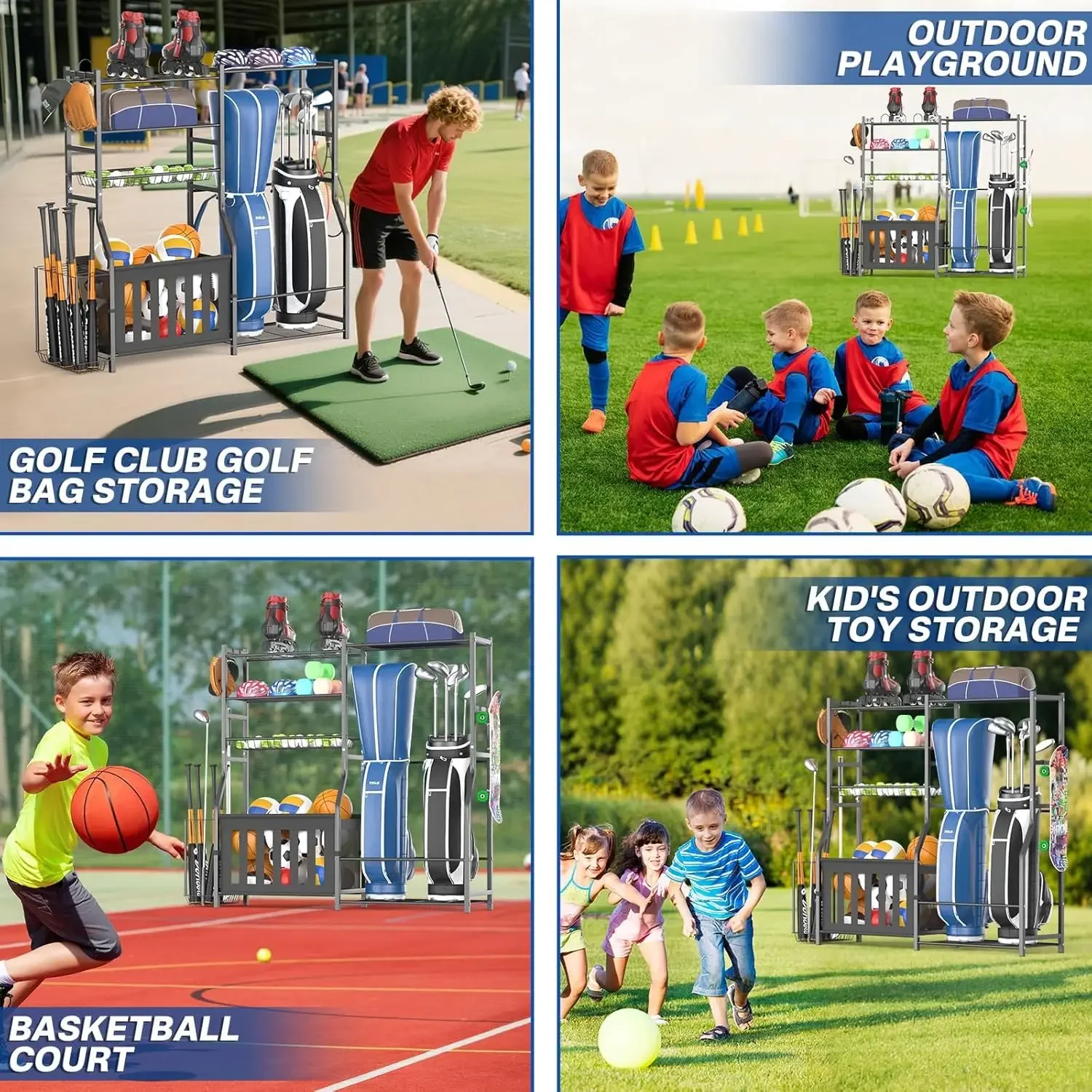 Wytrzymały organizer do garażu – Golf Equipment Garage Storage recenzja i cena